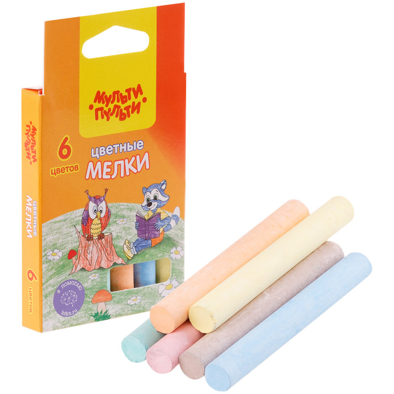 Мел  6цв. "Енот на опушке леса" /40/