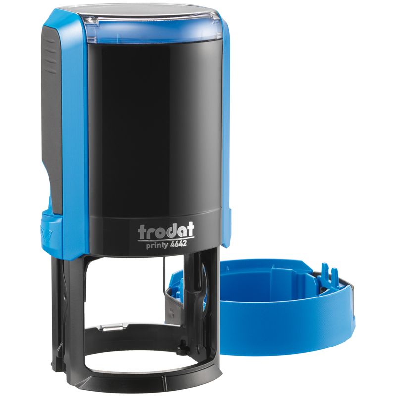 Оснастка для печати оттиск D=42мм TRODAT (4642) синяя /1/