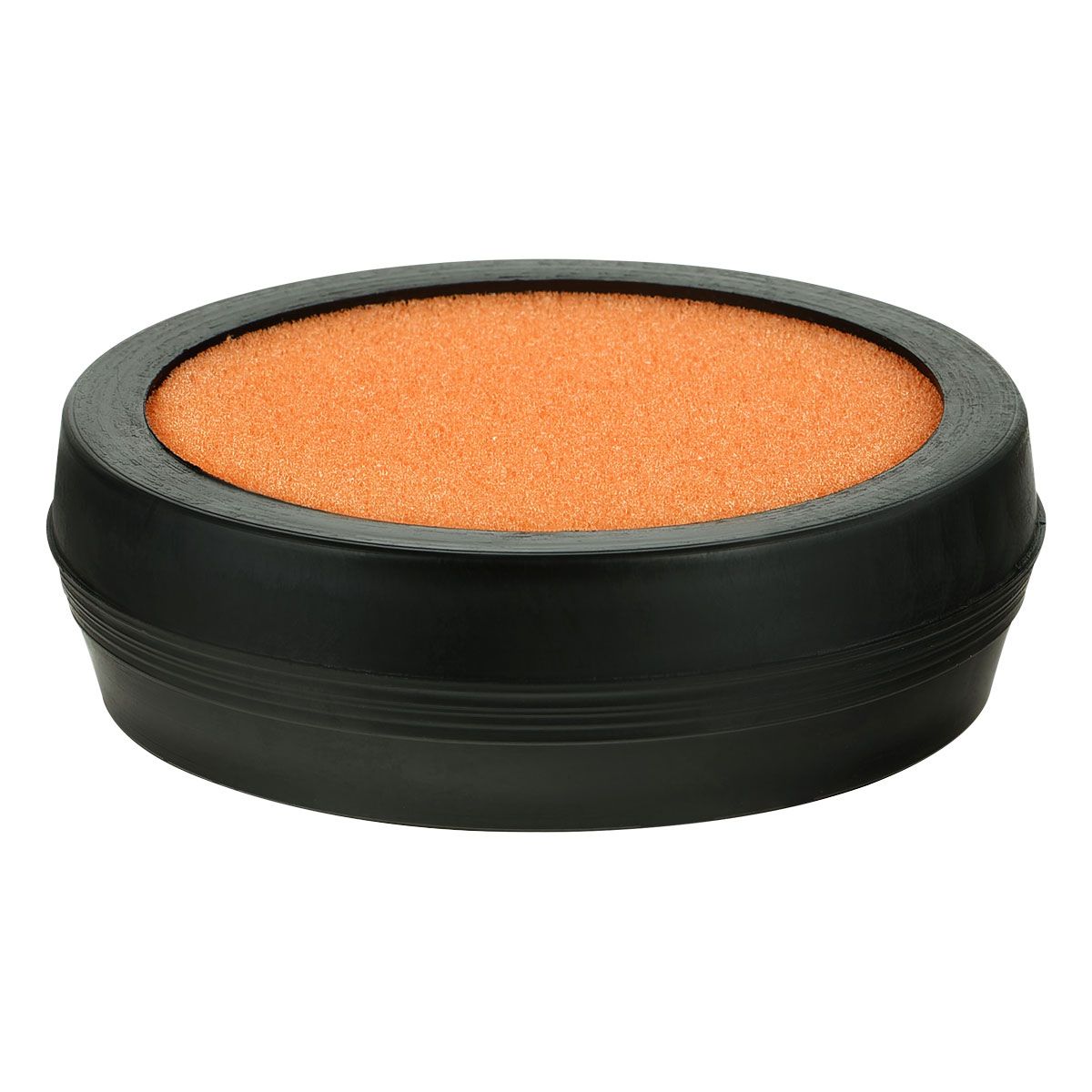 Подушка для смачивания пальцев "СТАММ"  d-70мм. круглая черная /48/