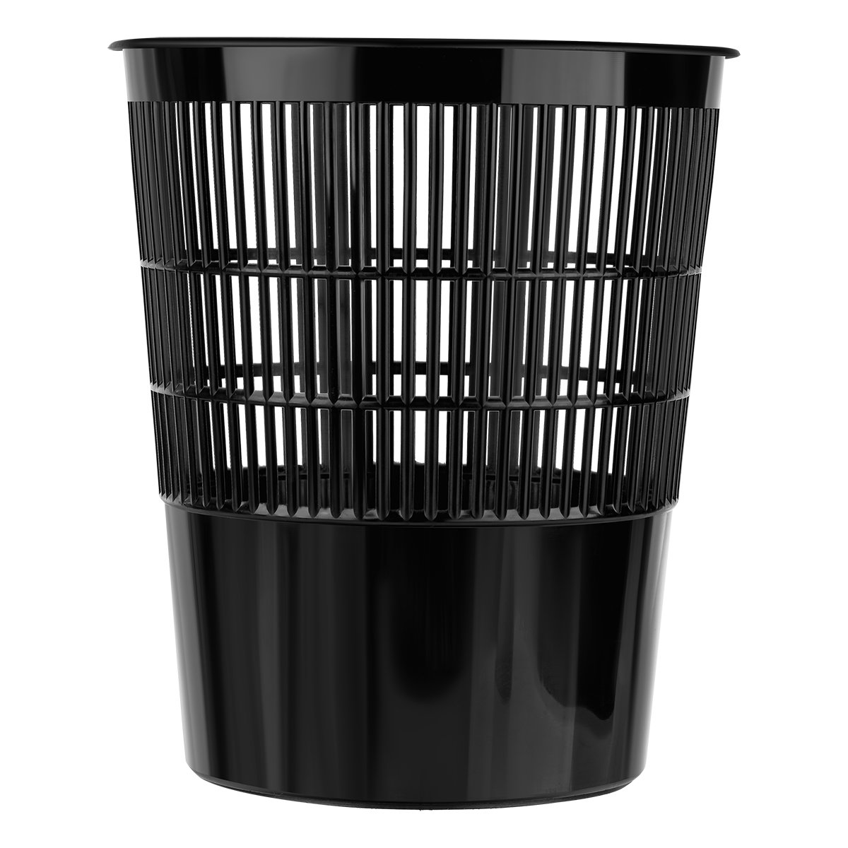 Корзина для бумаг 14л "СТАММ" черная /14/