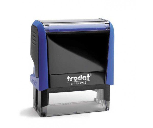 Оснастка для штампа оттиск 64х26мм TRODAT (4914) синяя /1/