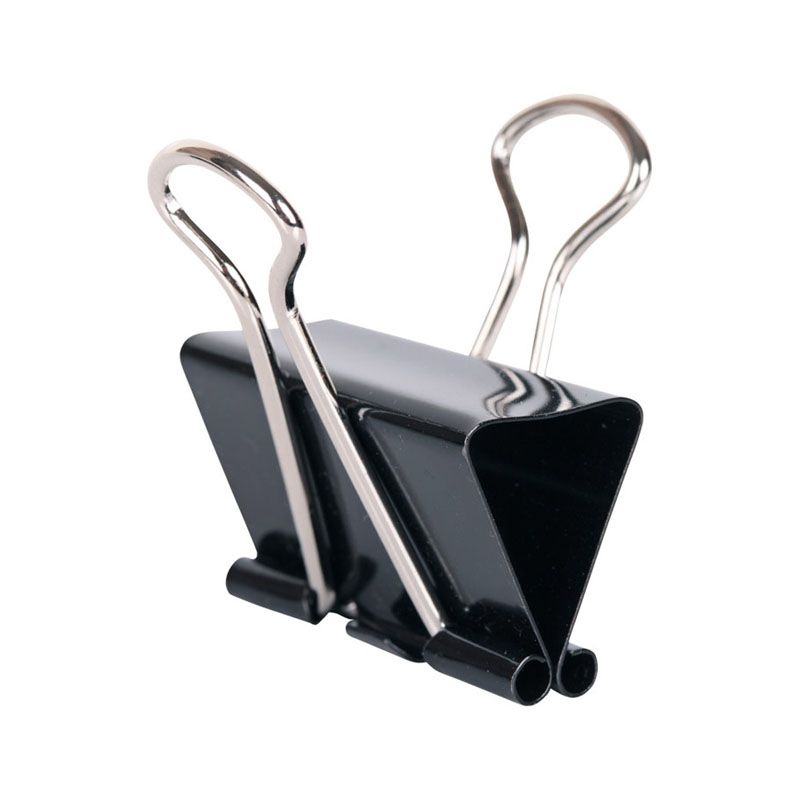 Зажим для бумаг 19мм "OfficeSpace" черный /12/144/