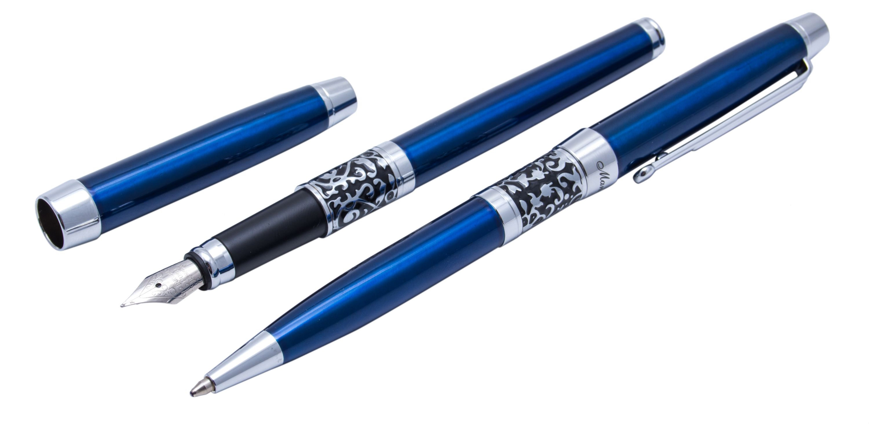 Ручка перьевая "Manzoni" VENEZIA цвет корпуса синий /30/