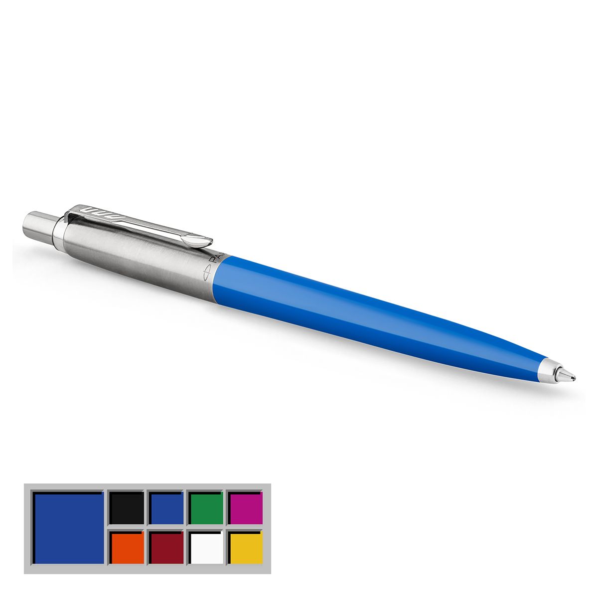 Ручка шариковая Parker "Jotter Blue CT", синяя, 1,0мм, кнопочн., пластик. корпус, блистер