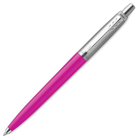 Ручка шариковая Parker "Jotter Magenta CT", синяя, 1,0мм, кнопочн., пластик. корпус, блистер