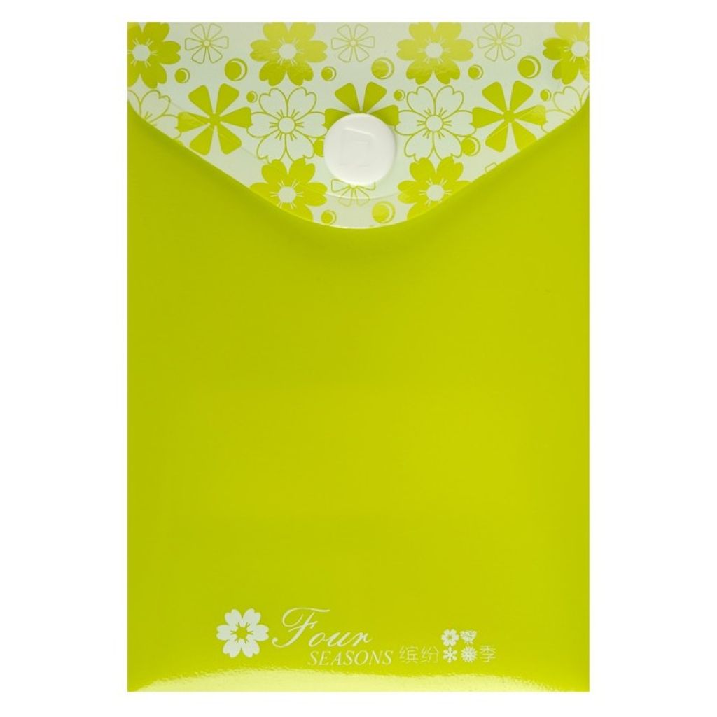 Папка на кнопке А7 "Comix" зеленый /10/