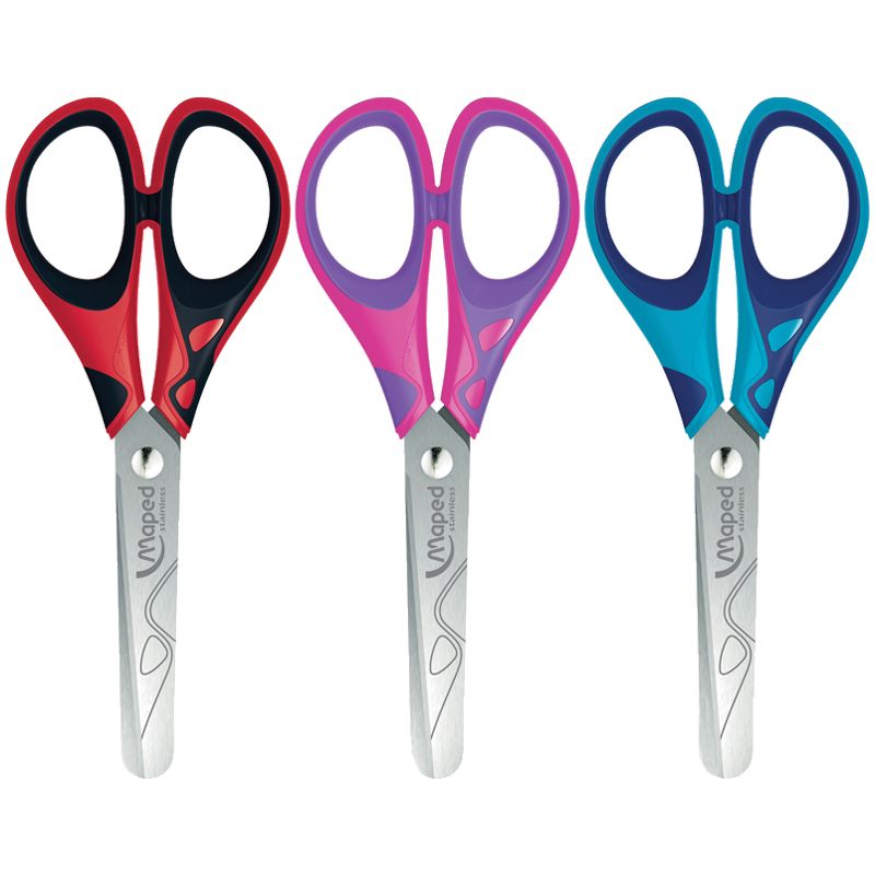 Ножницы 13мм MAPED  "ESSENTIALS SOFT" /24/