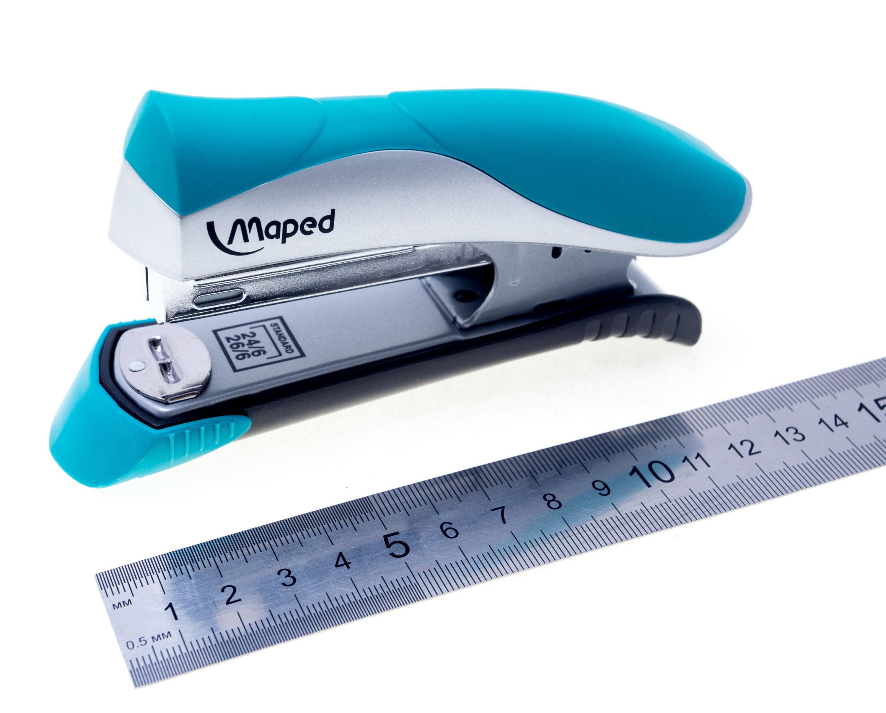 Степлер 24/6, 26/6 до 25л. Maped "Ergologic" ассорти /10/