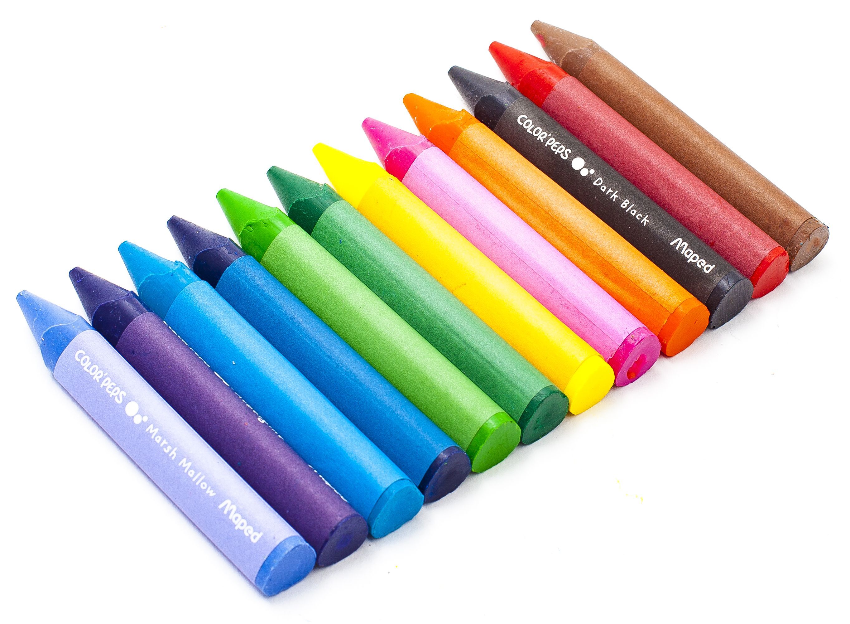 Мелки 12цв. Maped "COLOR' PEPS" восковые /12/