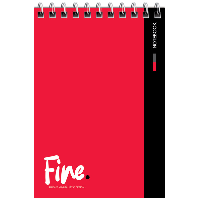 Блокнот А6  80л. ArtSpace "Моноколор. Fine color" на гребне /4/80/