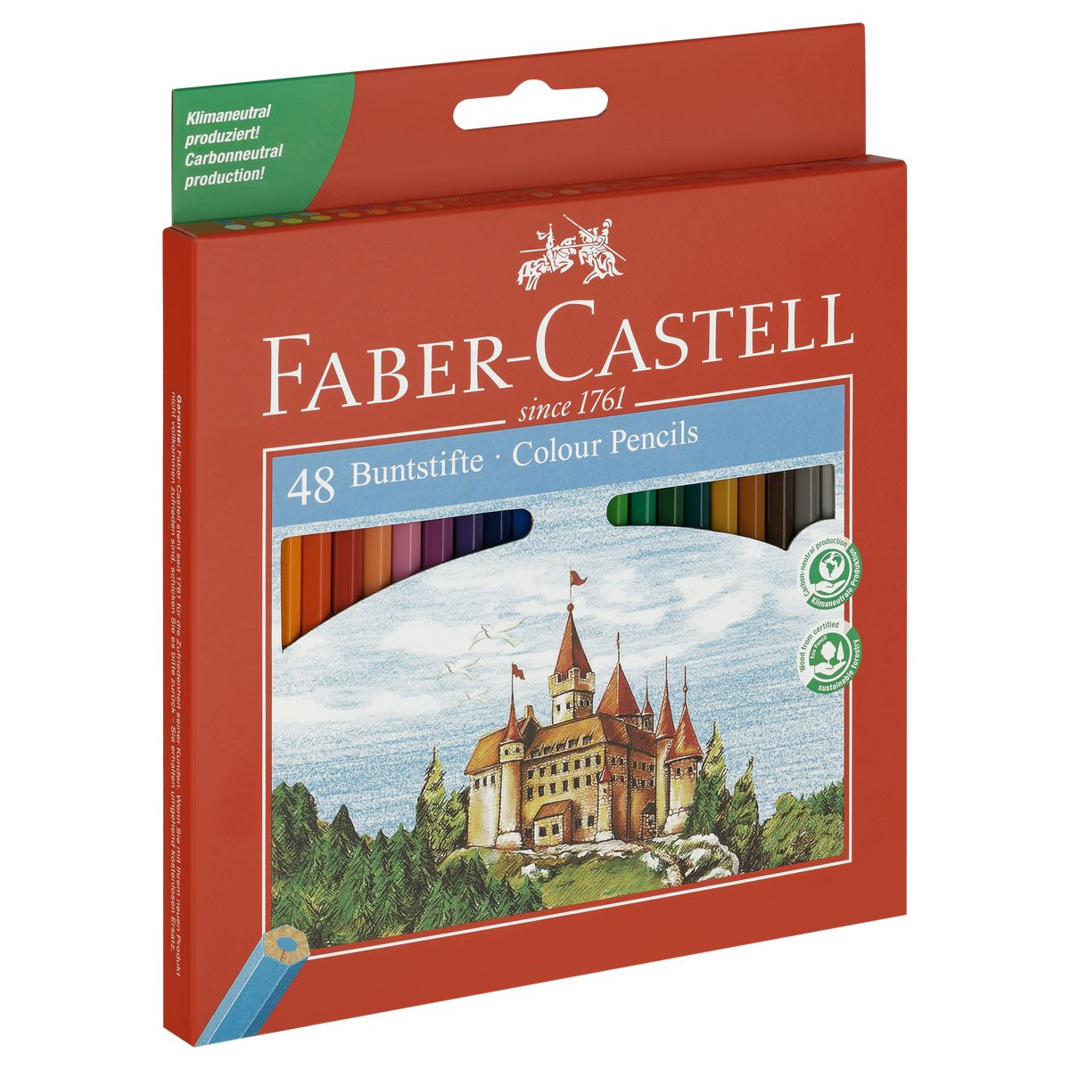 Карандаши 48цв. Faber-Castell "Eco Замок" с точилкой /3/