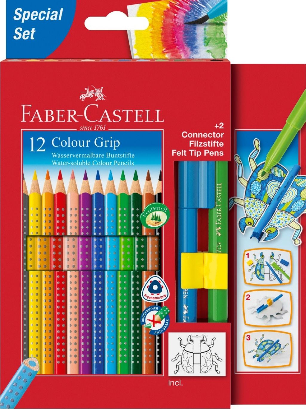 Карандаши 12цв. "Faber-Castell" Grip 2001 /5/