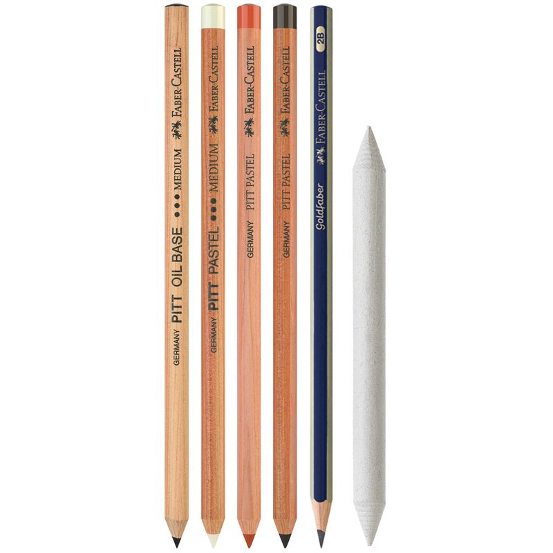 Набор для рисования "Классический" 6 предметов /1/