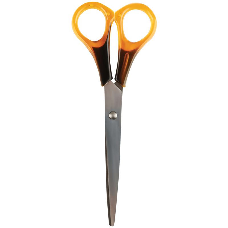 Ножницы 20см "OfficeSpace" ручки под янтарь /12/