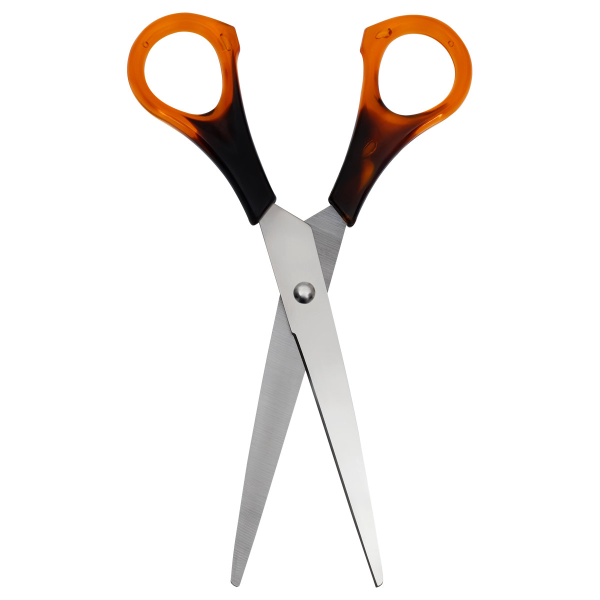 Ножницы 20см "OfficeSpace" ручки под янтарь /12/