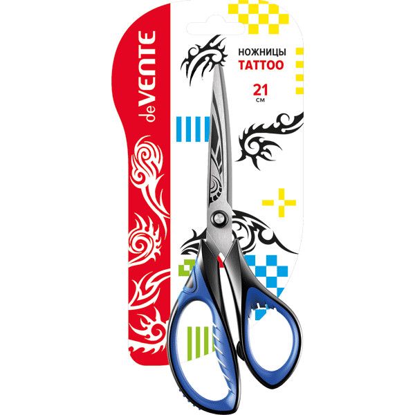 Ножницы 21см "deVENTE Tattoo" двухцветные /12/