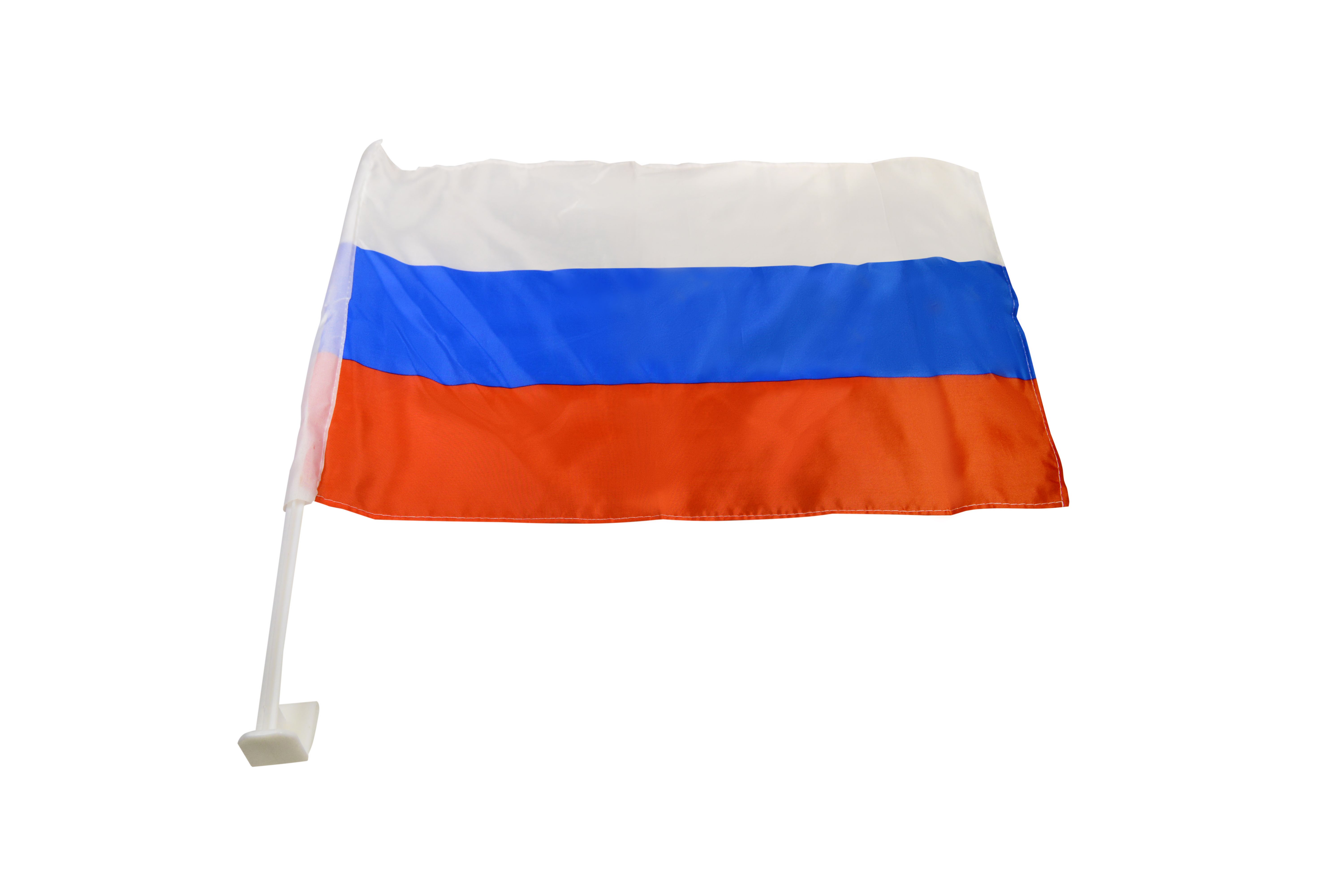 Флаг России 47 х 32  пластиковый флагшток 45см /1/