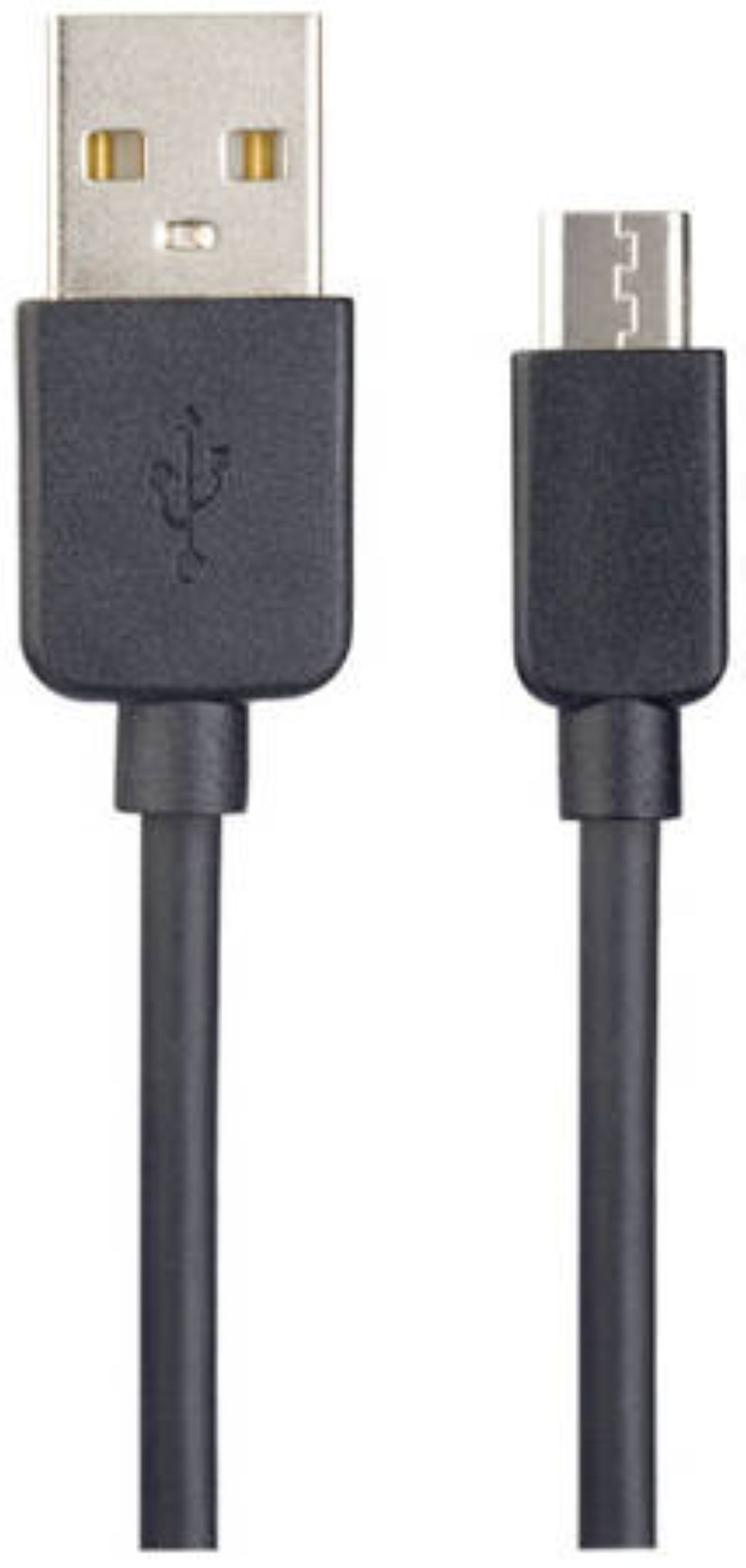 Кабель USB2.0 A вилка - Micro USB вилка, черный, длина 1 м