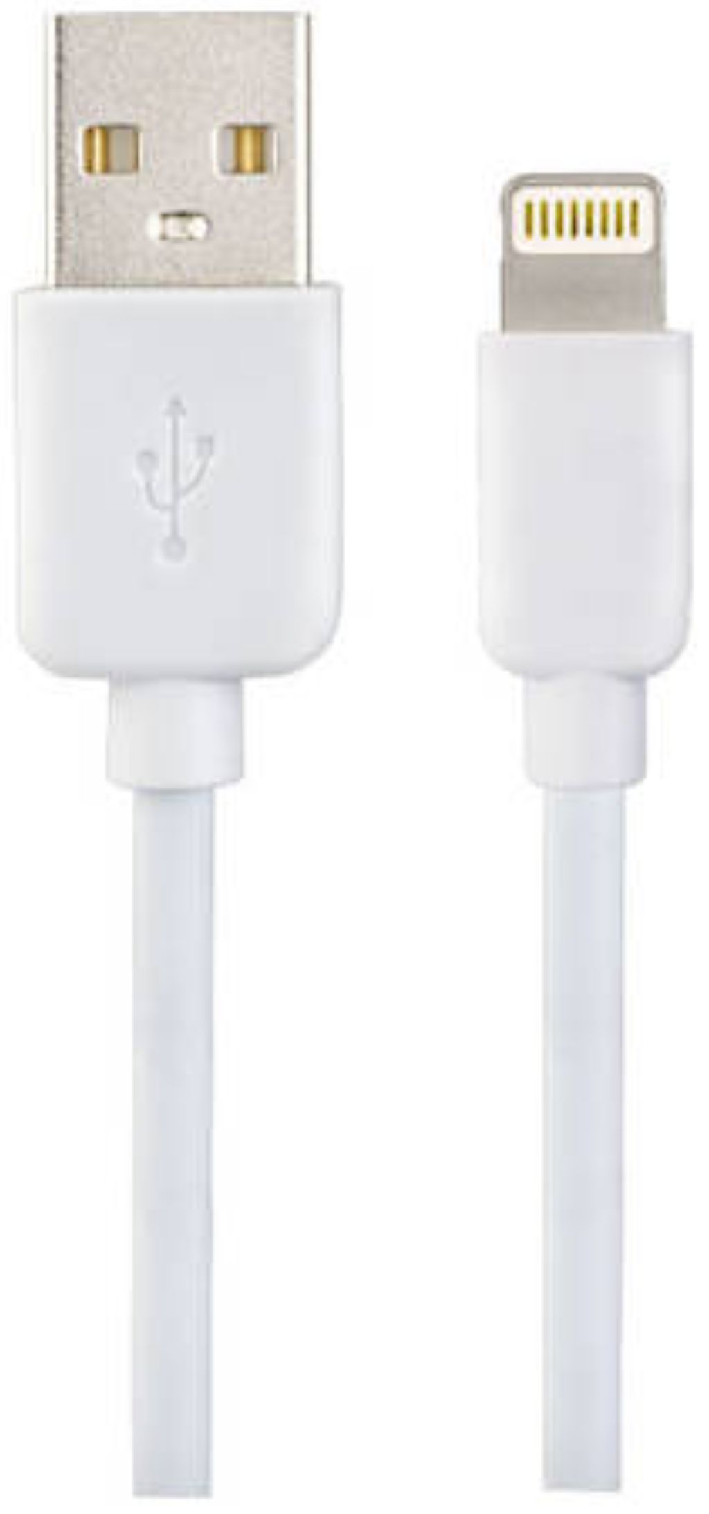 Кабель для iPhone, USB - 8 PIN (Lightning), белый, длина 1 м
