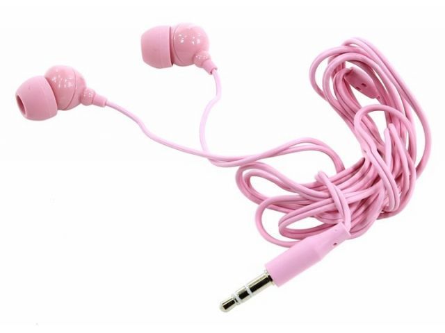 Наушники внутриканальные стерео SmartBuy "COLOR TREND" розовые /1/