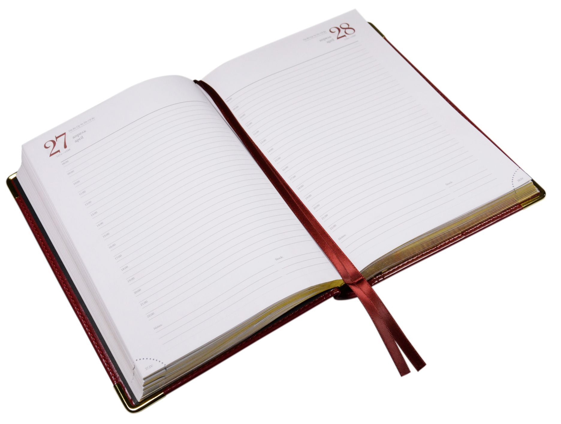 Ежедневник п/дат. А5+ "Boss" бордовый /20/