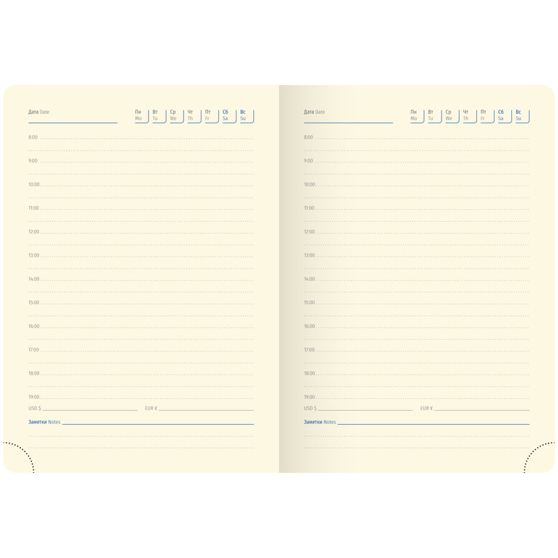 Ежедневник недат. А6 Berlingo "Silver Pristine" кожзам,  черный /1/