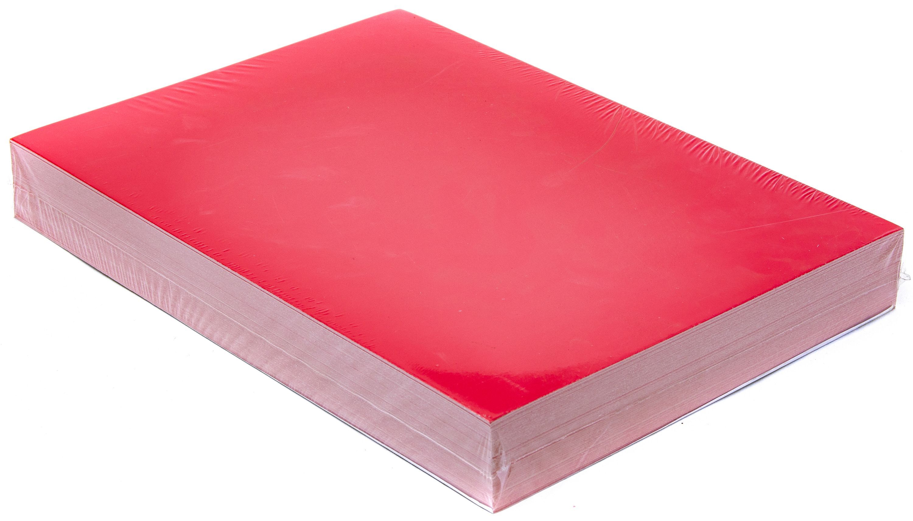 Обложка для переплета А4 "Lamirel Chromolux" картон глянцевые красные 100шт. /1/