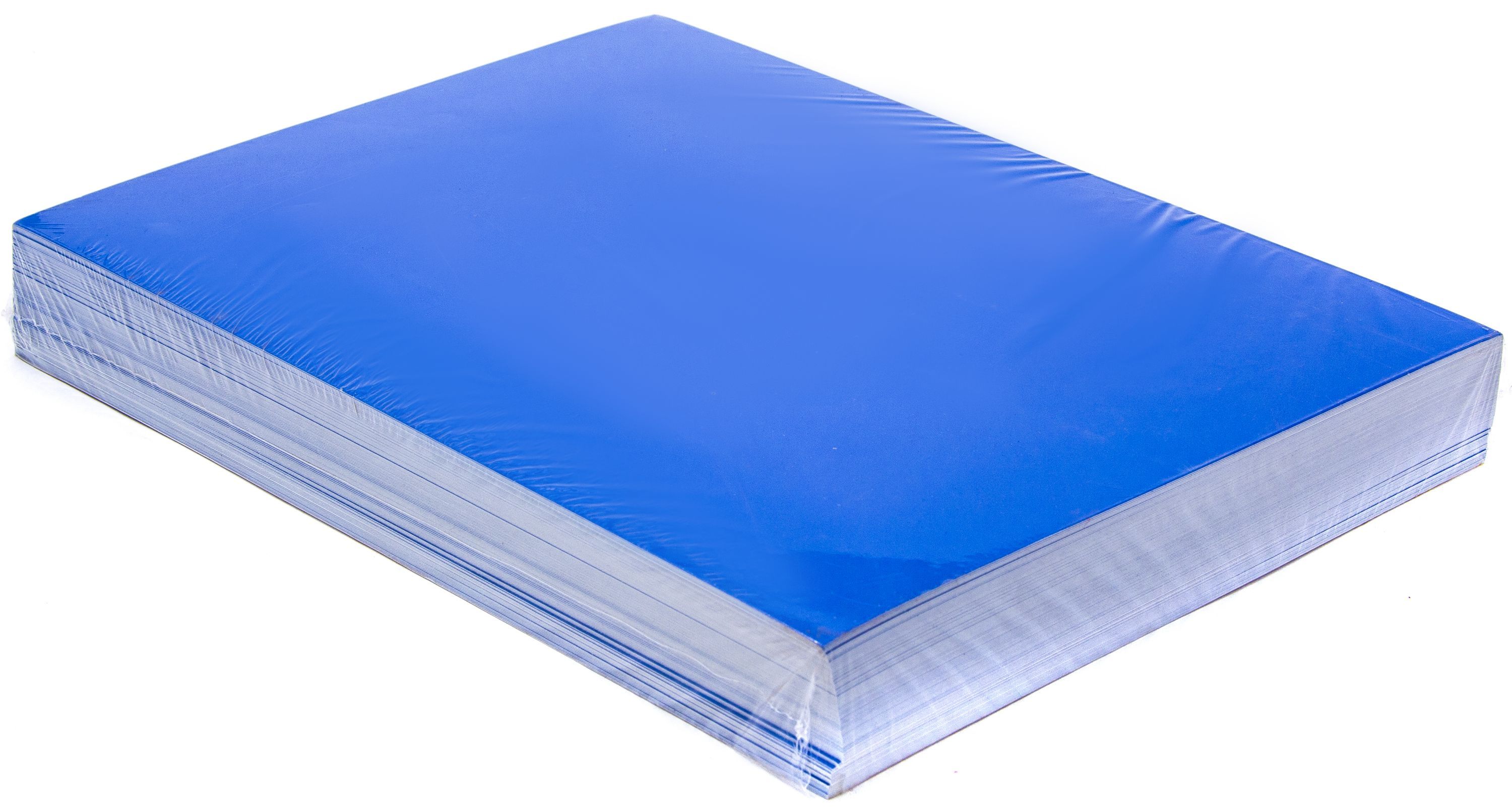 Обложка для переплета А4 "Lamirel Chromolux" картон глянцевые синие 100шт. /1/