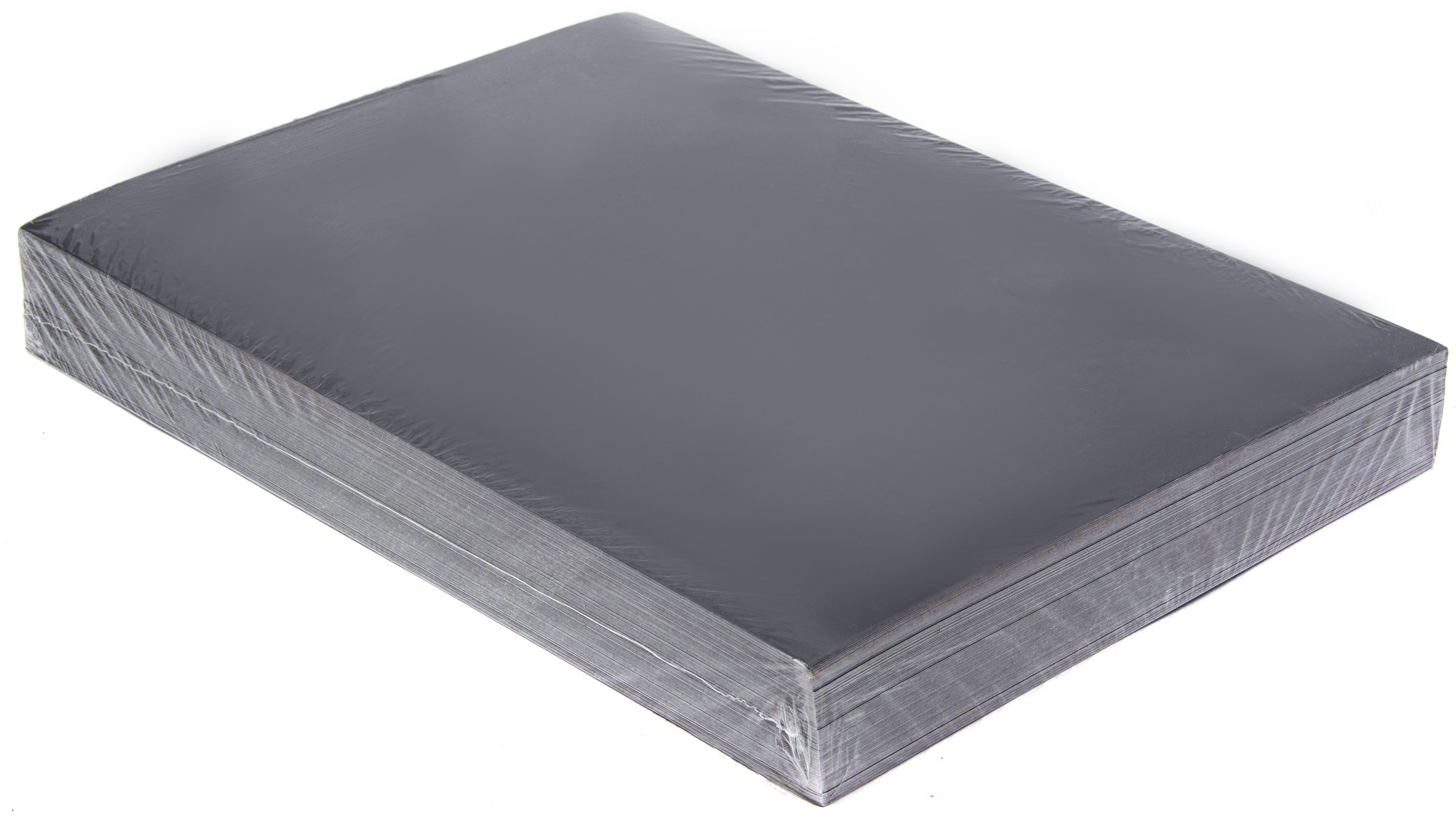 Обложка для переплета А4 "Lamirel Chromolux" картон глянцевые черные 100шт. /1/