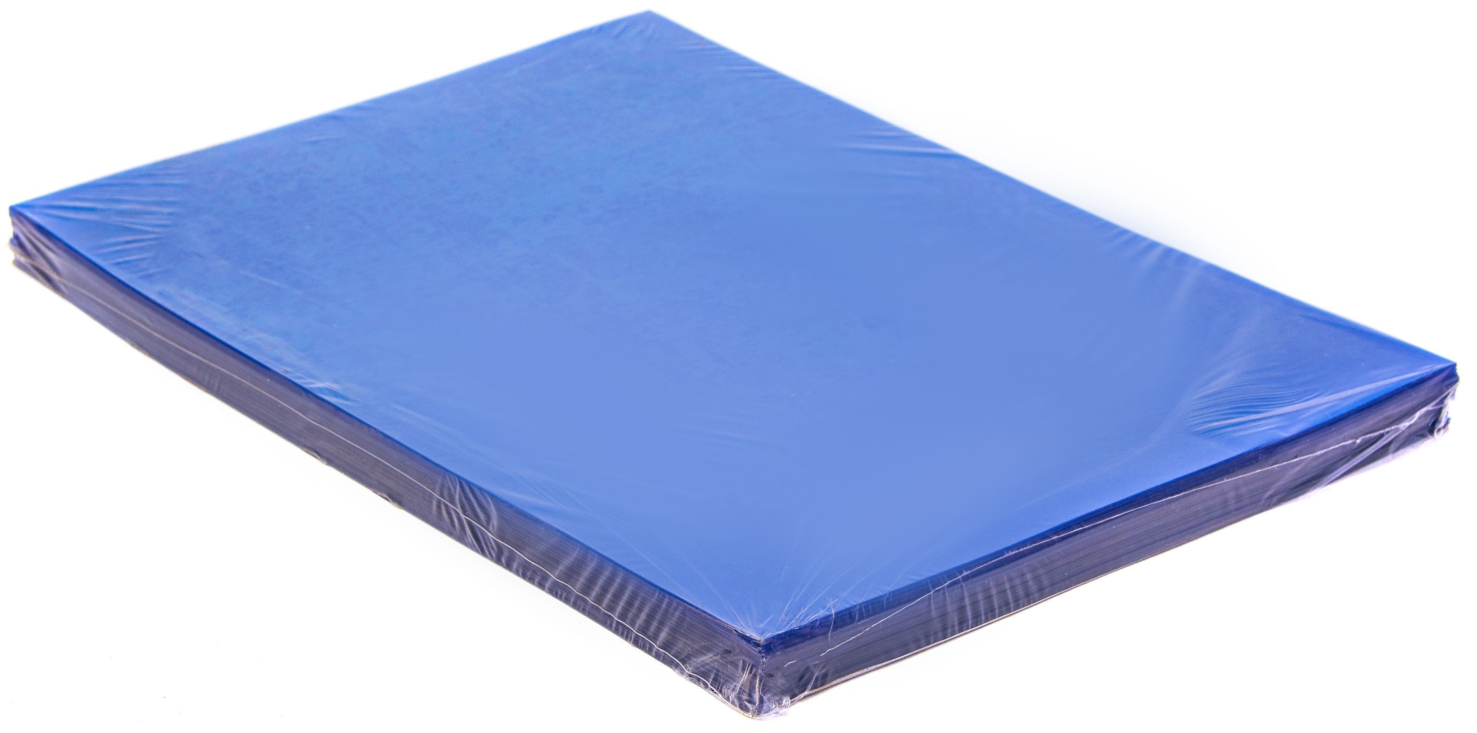 Обложка для переплета А4 "Lamirel Transparent" пластик синий 100шт. /1/