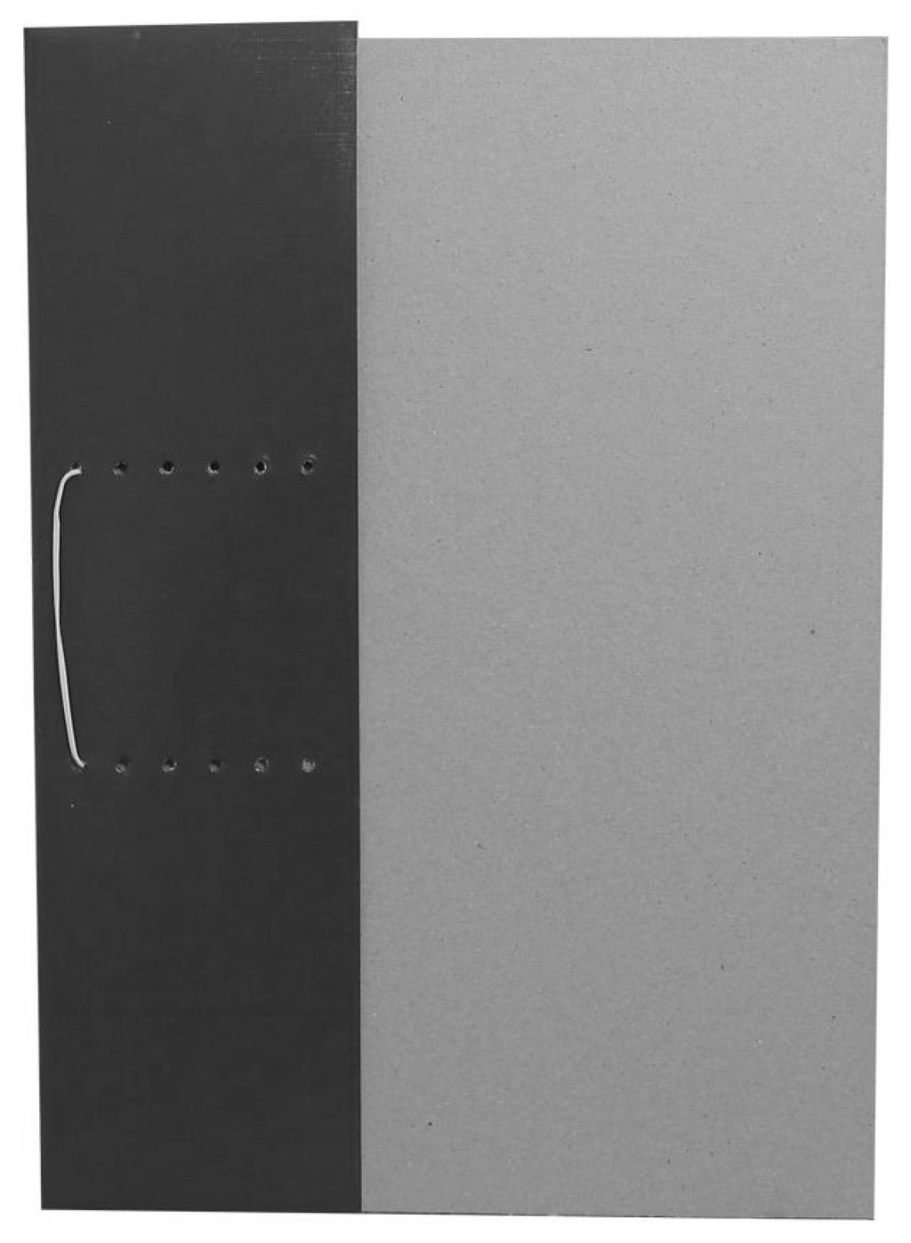 Обложка для переплета А4 "Имидж" на веревке черная корешок 1-7см. /1/