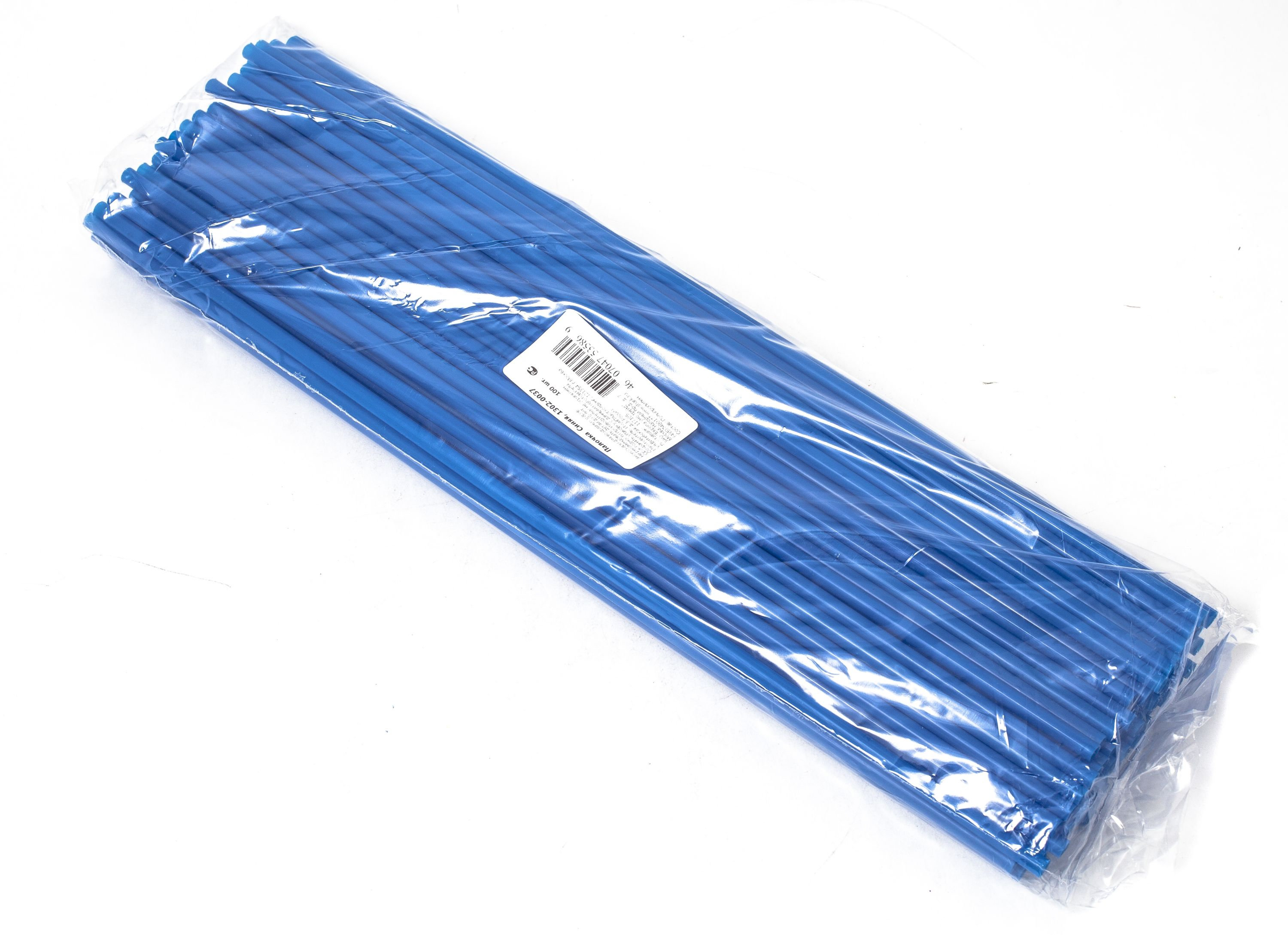 Палочка для шаров 100шт. синяя