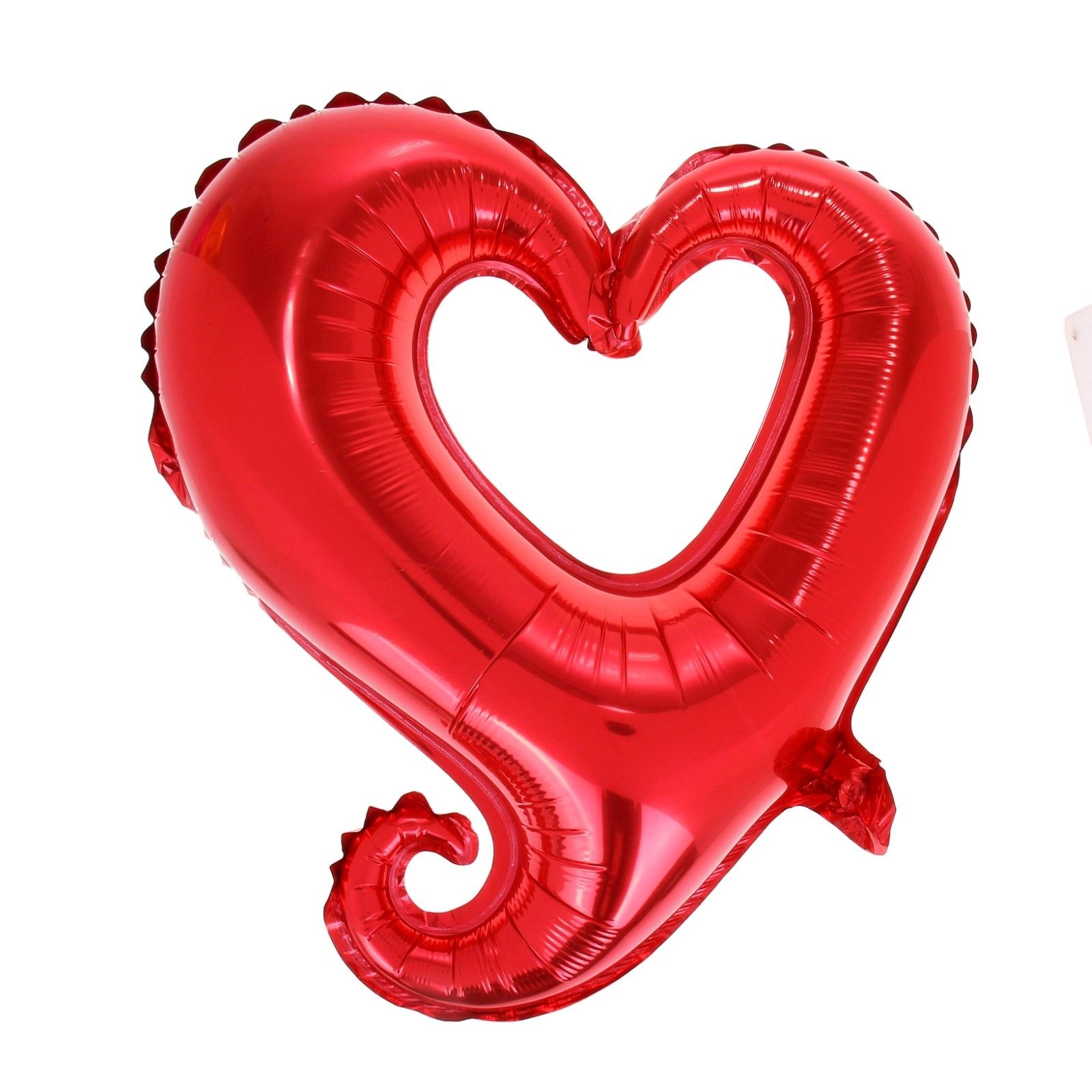 Шар "Сердце фигурное" фольгированный 40" /1/