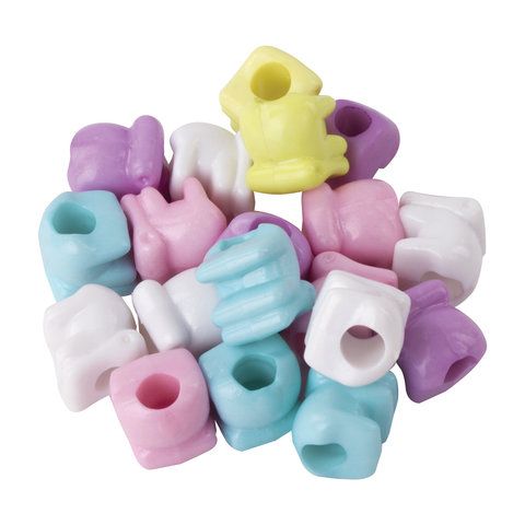 Набор для творчества "Бусины. Микс 1" 7-12мм пастель /12/