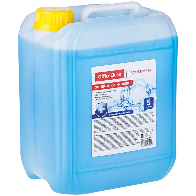 Мыло жидкое 5000мл. OfficeClean "Professional" антибактериальное /4/