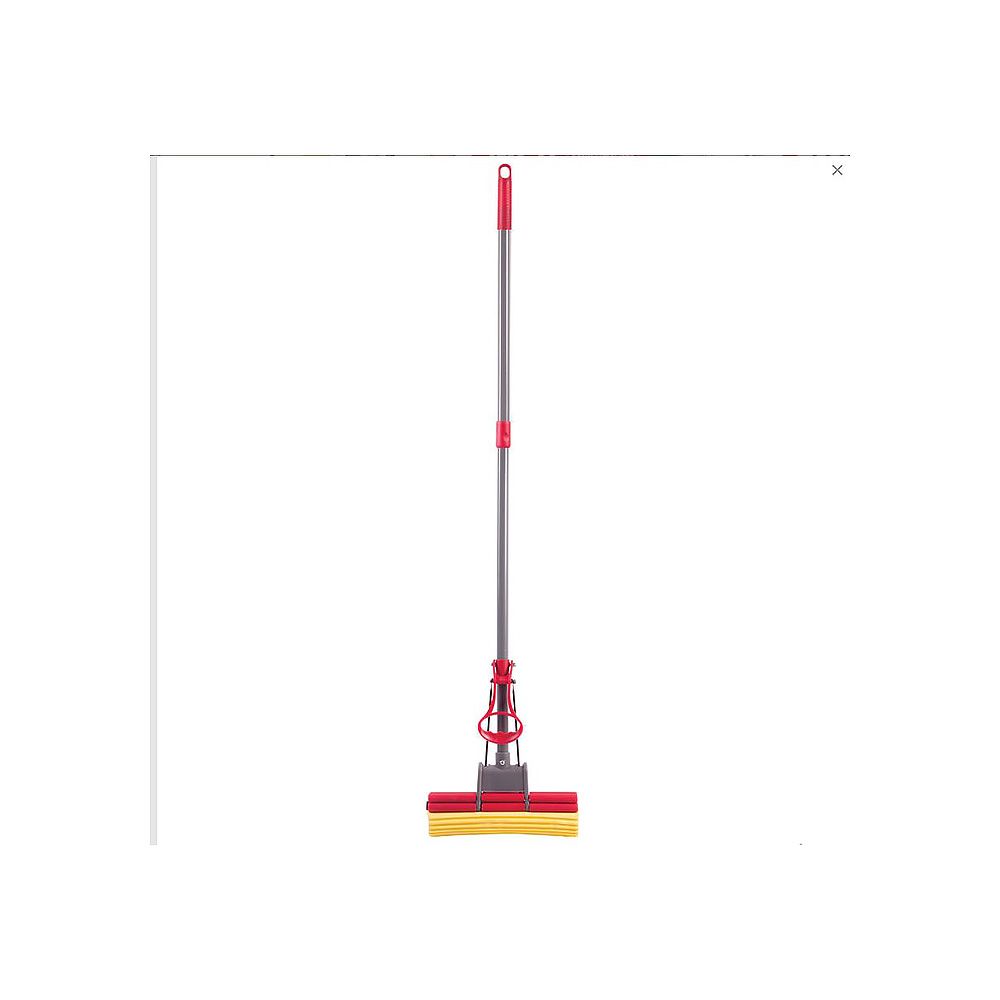 Швабра самоотжимная ЛАЙМА "Бюджет" телескопический черенок 125 см