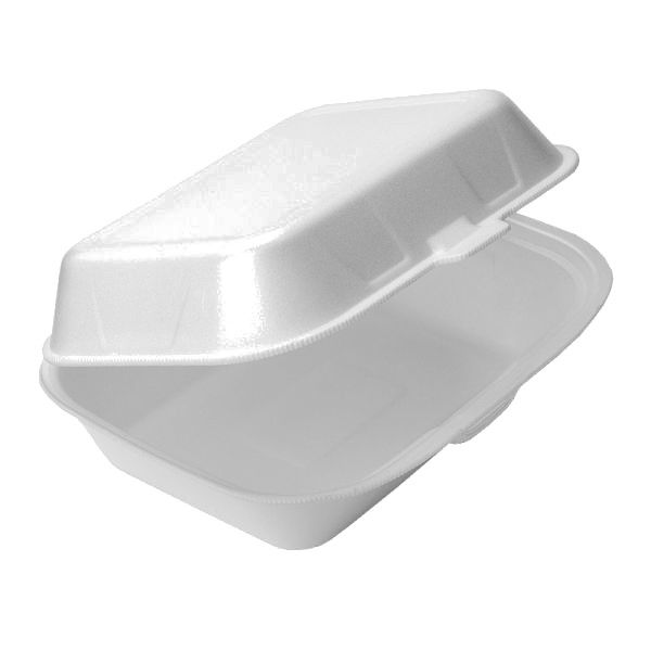 Ланч-бокс 1 секц. 195х150х70мм белый /100/