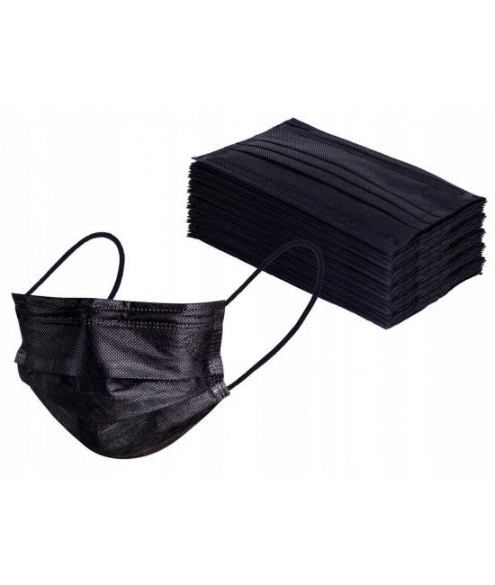 Маска (черная) 1шт. /50/