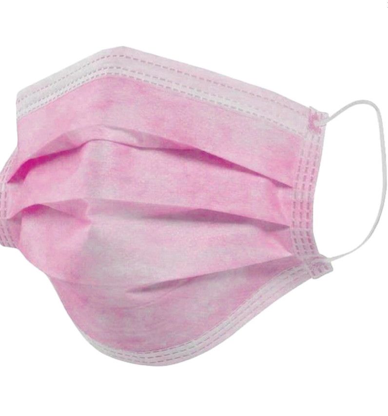 Маска (розовая) 1шт.