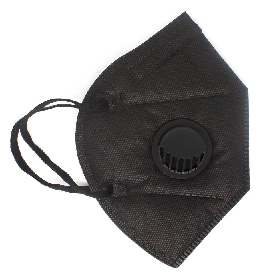 Маска № 95 с клапаном черная /1/