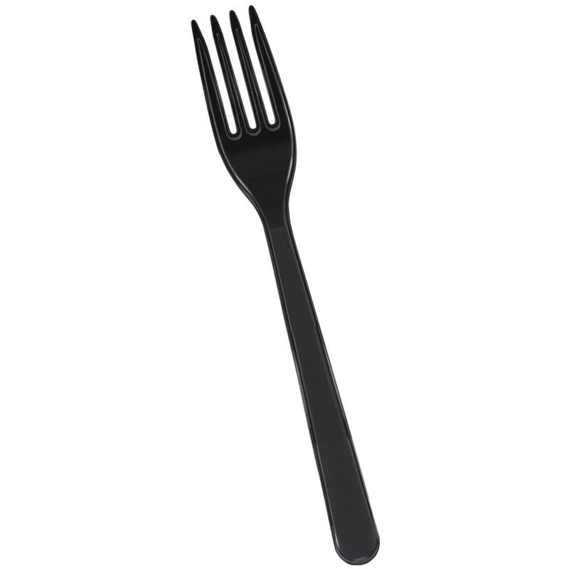 Вилки одноразовые Премиум черные 180мм /50/