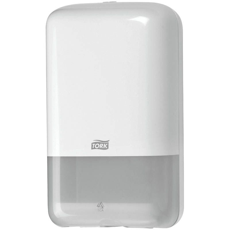 Диспенсер для туалетной бумаги листовой "TORK" белый /1/