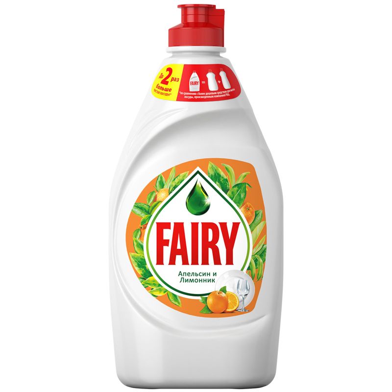 Средство для мытья посуды   450мл "Фейри" апельсин и лимонник /21/