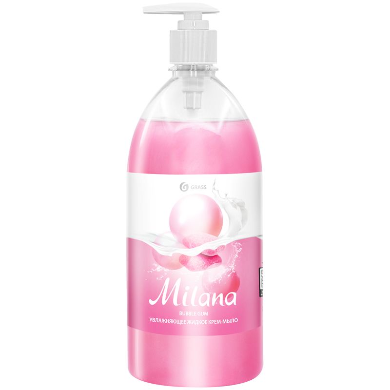 Мыло жидкое 1000мл GRASS "Fruit Bubbles" с дозатором /6/