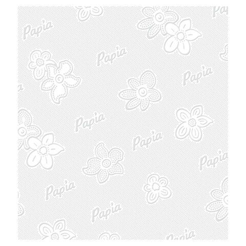 Бумага туалетная "Papia", 3-слойная, 8шт., тиснение, белая/7/