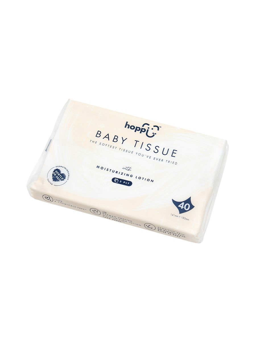 Салфетки сухие Hoppi "RoyalDream", 40шт., детские с увлажняющим лосьоном /10/