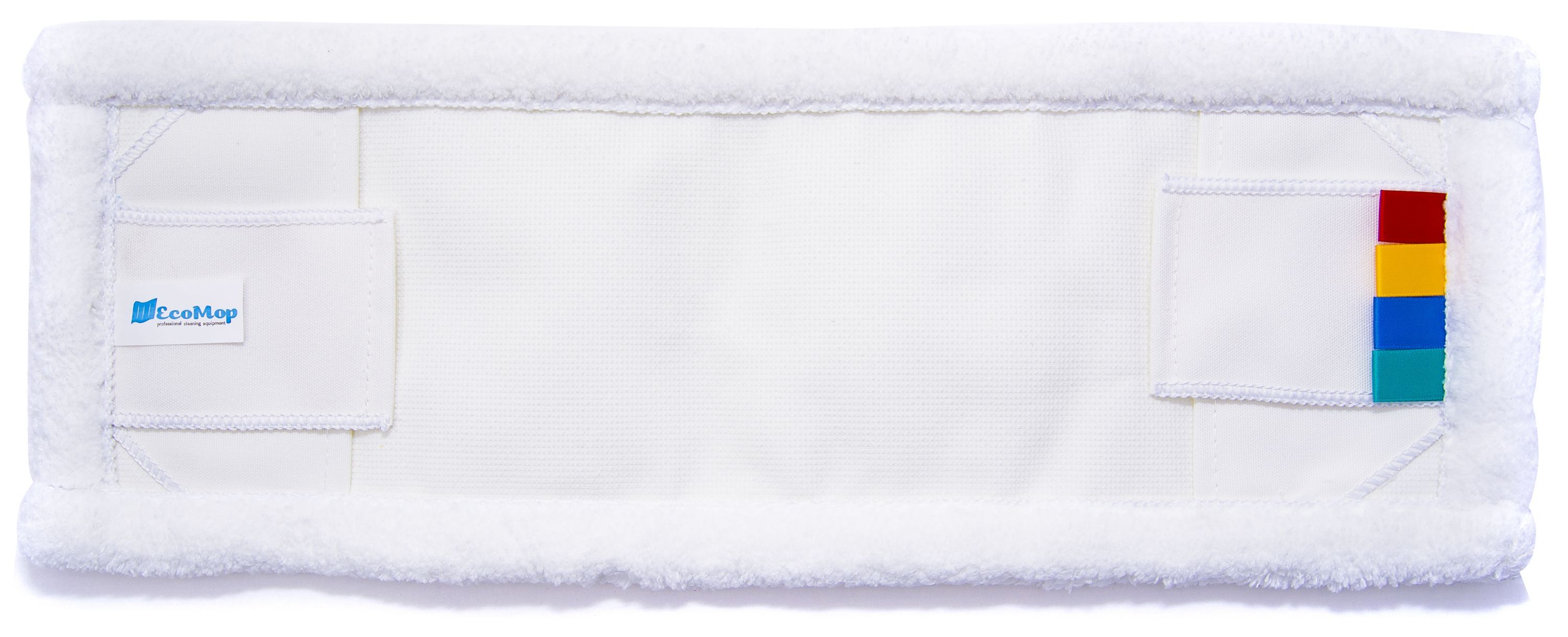 Тряпка-насадка МОП для мытья пола 40х11см уши/карманы микрофибра /1/