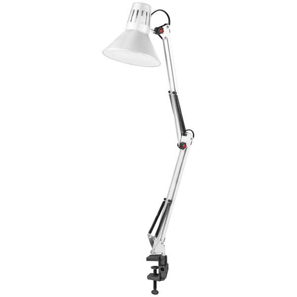 Светильник на подставке ЭРА N-121-E27-40W-W белый  /1/