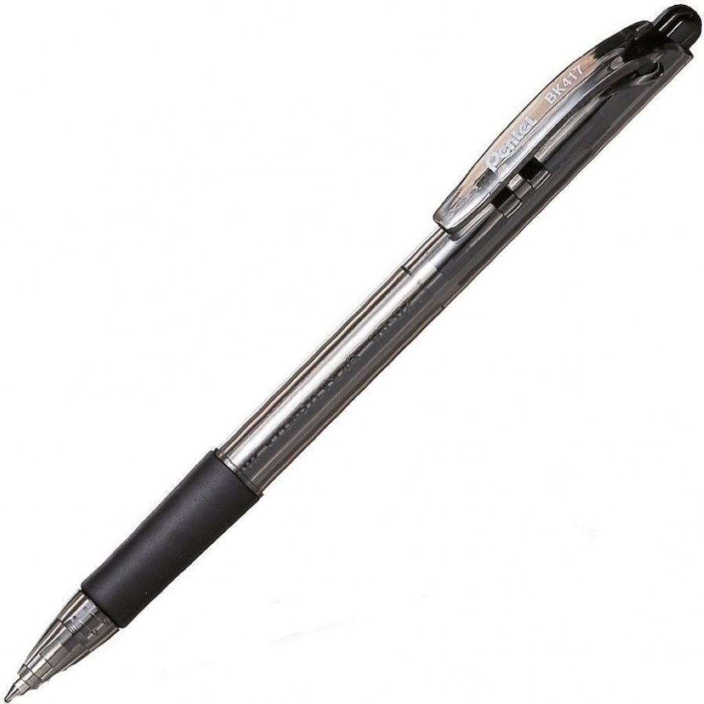 Ручка шариковая автоматическая черная "PENTEL" 0,7мм. /12/