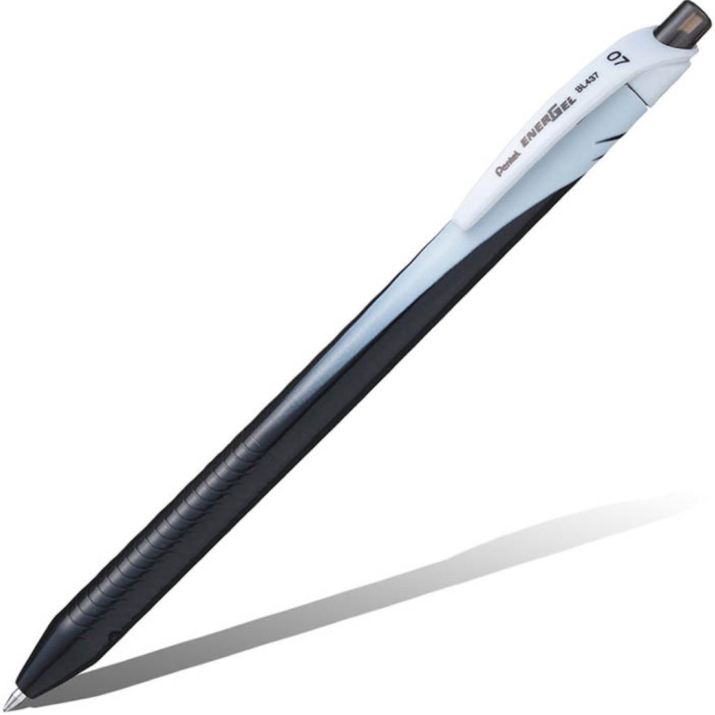 Ручка гелевая автоматическая черная PENTEL "Energel" 0,7мм /12/